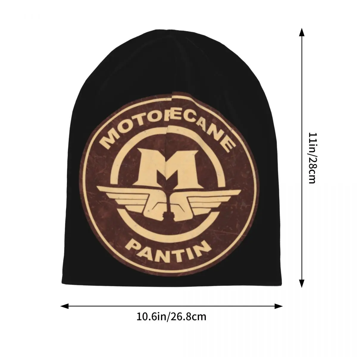 Vintage Motorcycle Motobecane Warm Knitted Cap Hip Hop Bonnet Hat Autumn Winter Outdoor Beanies Hats for Men Women Adult