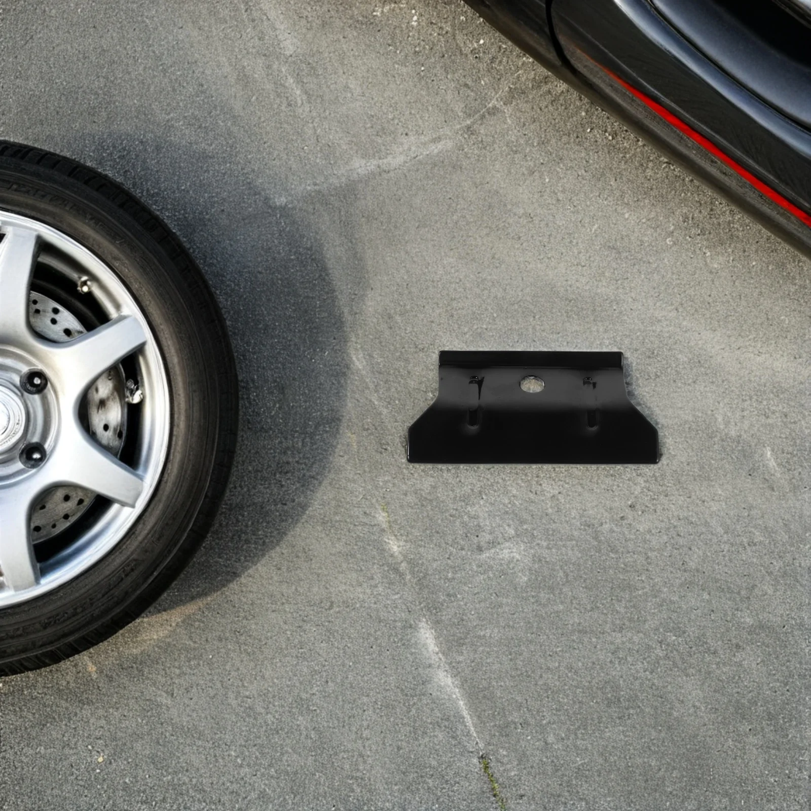 

Black Car Bracket Metal Hold Down Mount Antivibration Stable Support Durable Easy Installation Longlasting Performance