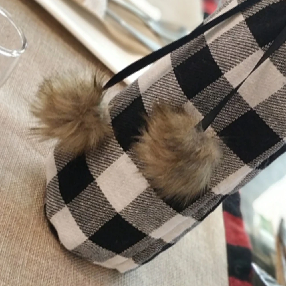 

Wine Bag Christmas Decorations Reusable Sturdy Holder Perfect for Party Table Centrepiece Home Decor Supplies Wine Bag