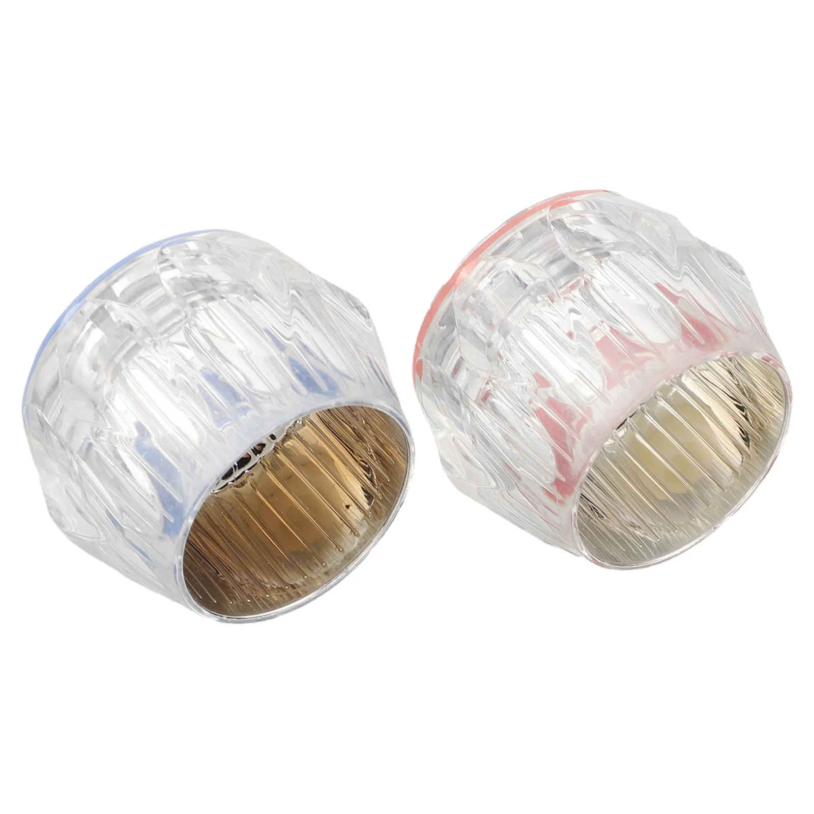 Acrylic Tap Heads Hot Cold Tap Covers 99 Tap Compatibility Suitable For Bath Taps Adjustable Fitting Clear Acrylic Material