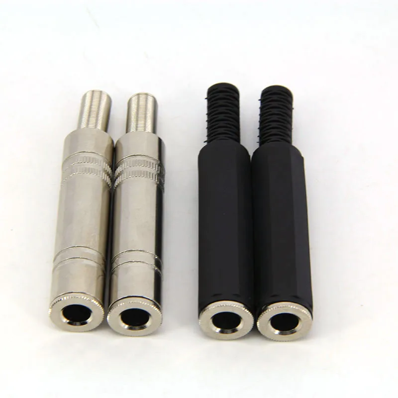 4 أنواع الصوت أحادية/ستيريو المعادن 6.35 مللي متر 6.5 أنثى 1/4 "مقبس وصلة مرفاع التوصيل لحام ملحومة محول 6.35 مللي متر ل KTV v #3