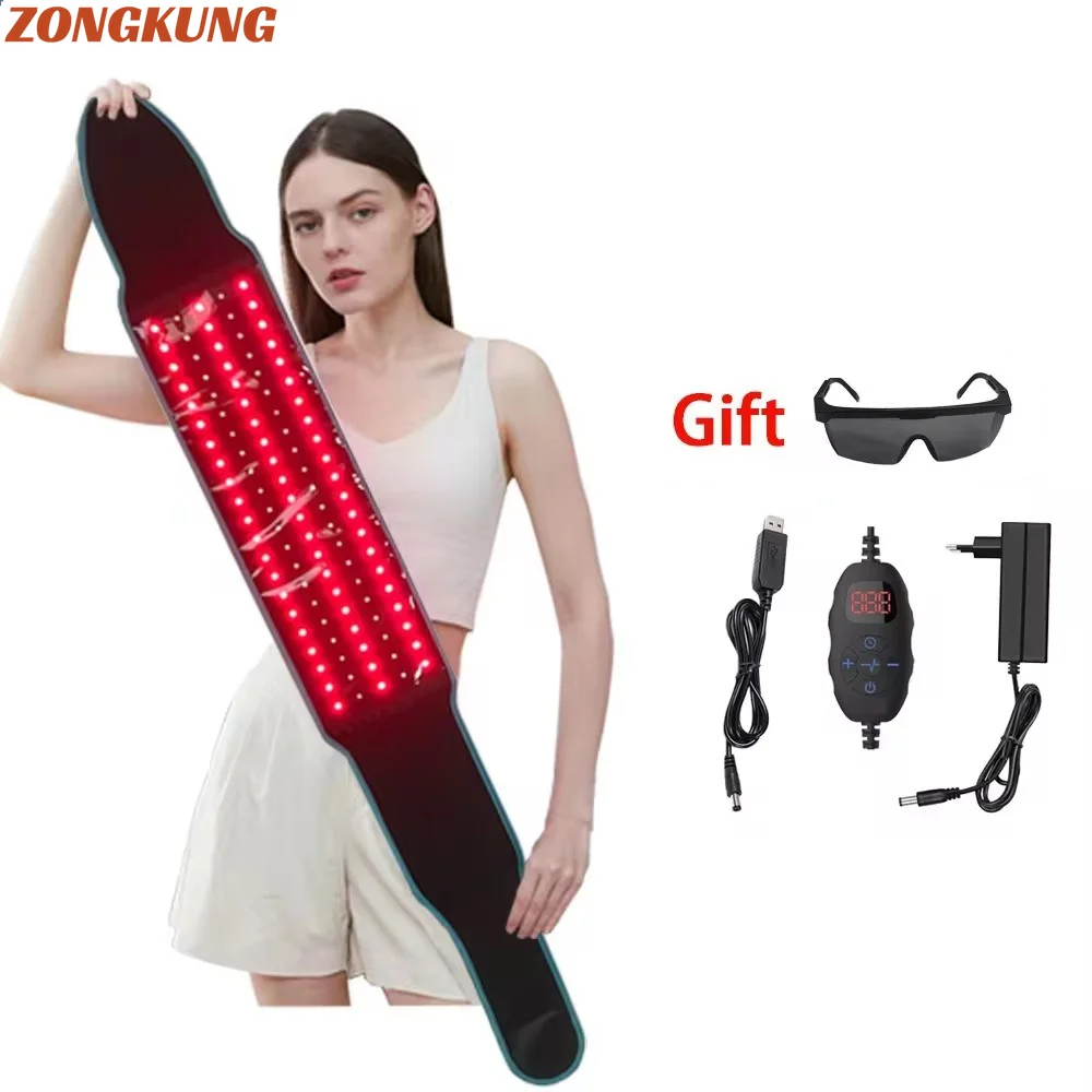 LED Red&Infrared Light Belt 660nm&850nm for Full Body Waist Fitness Massage Relaxing Muscle slimming Fatigue Relief Dropshipping