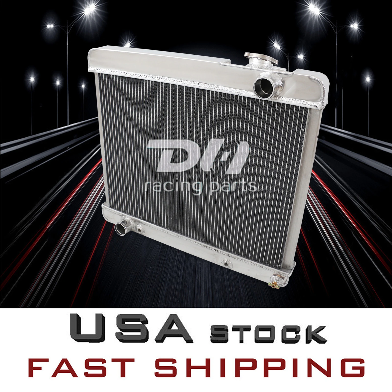 1960-64 Buick Electra Skylark/Special/Estate Wagon 6.6L V8 3ROW Alu 라디에이터용