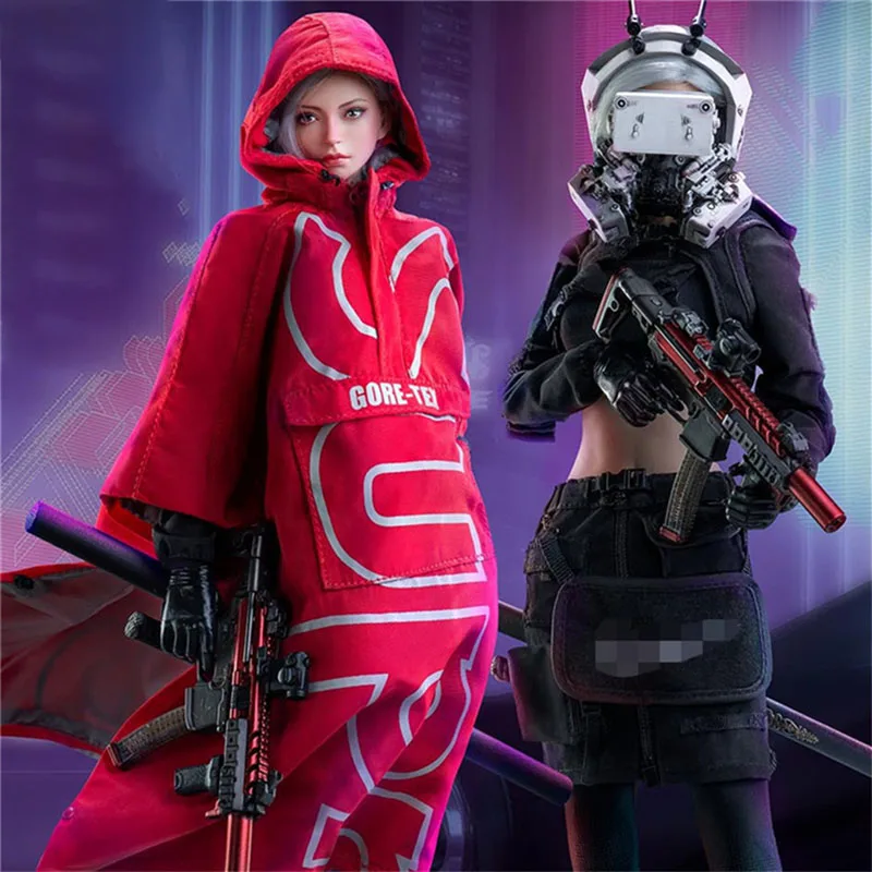 Stock Original VERYCOOL VCF-2060 1/6 Women Soldier Cyberpunk Trickybaby Handsome Battle Beauty Girl Combat Suit Version 12 Model