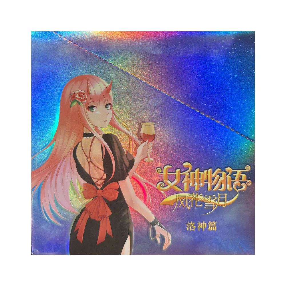 Venta al por mayor Goddess Story La diosa de Luo TCG Anime girl colección de tarjetas Booster Box 30 piezas tarjeta especial engrosada regalos para niños