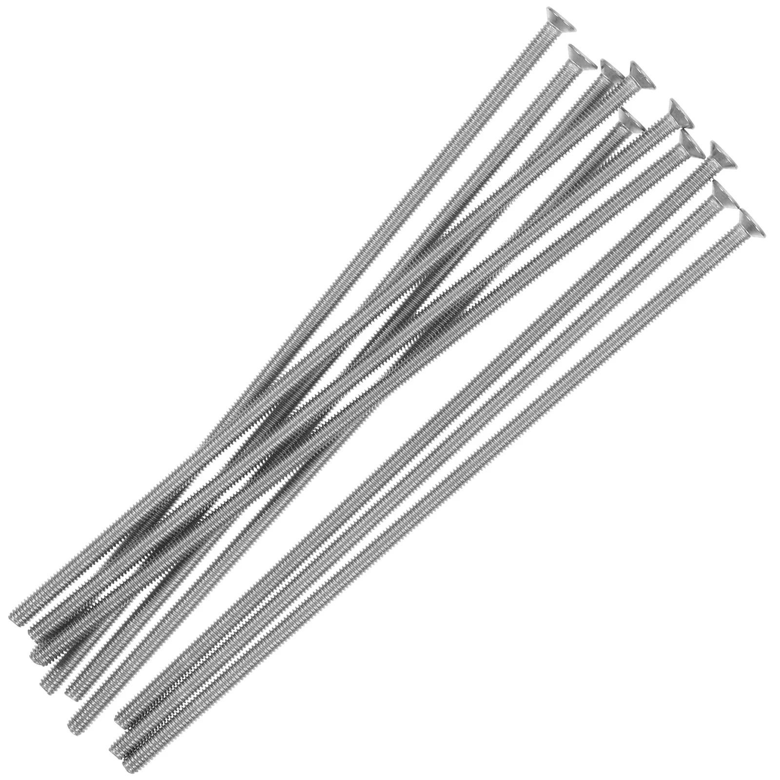 

10pcs Stainless Steel Cross Countersunk Screws Long Electrical Outlet Wall Plate Fixing Hardware Super Durable