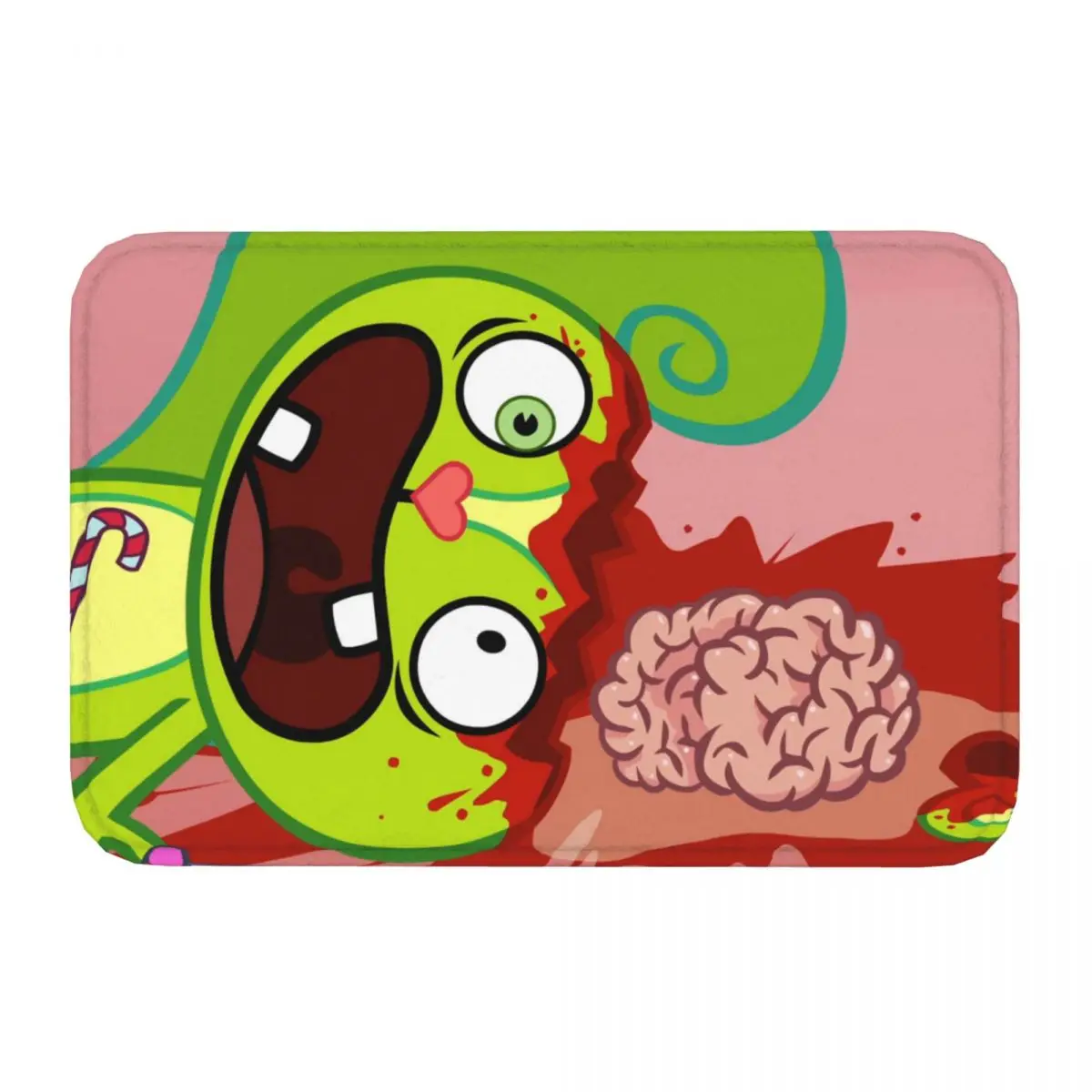 Happy Tree Friends Bath Mat Flippy Background Doormat Flannel Carpet Balcony Rug Home Decor