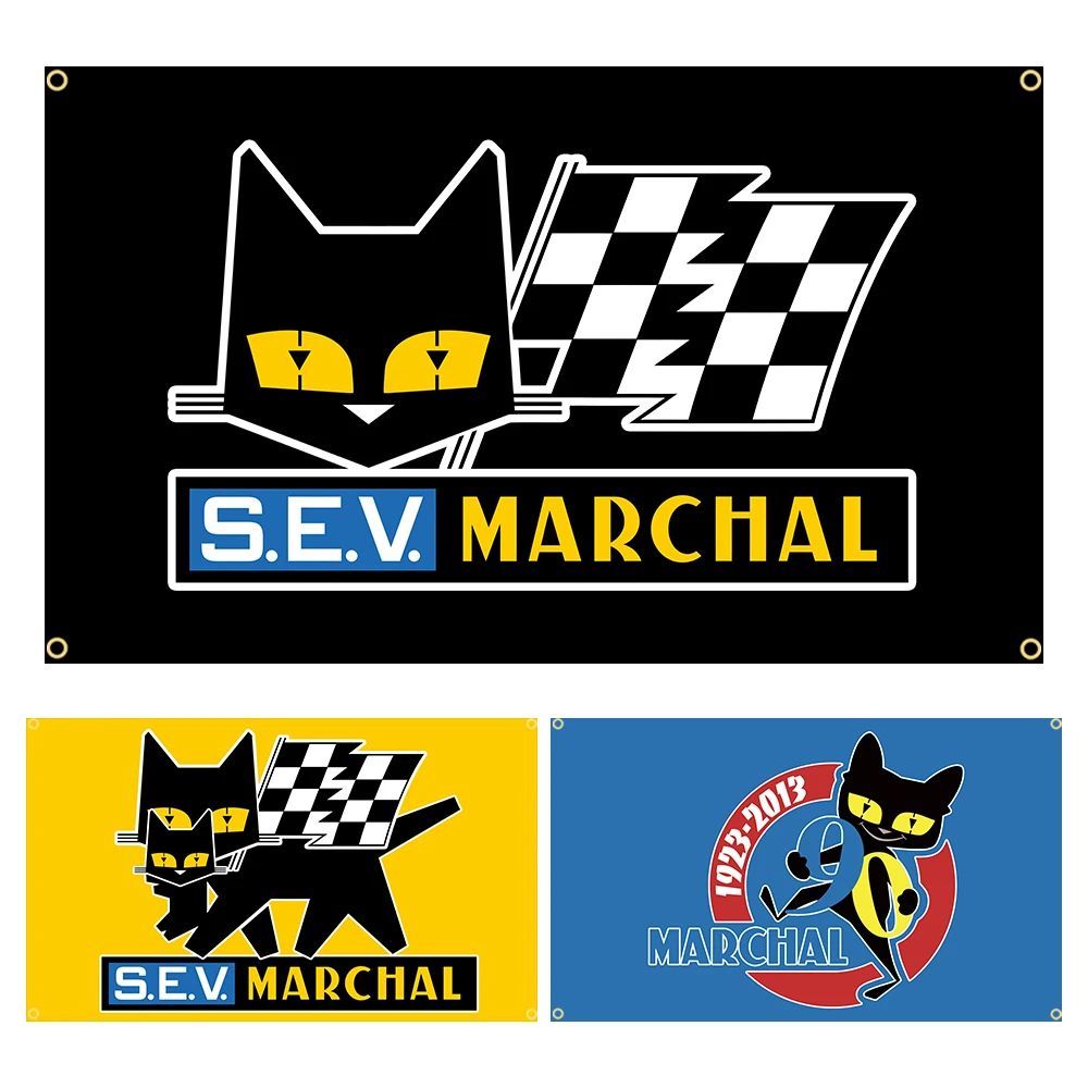 90x150CM SEV Marchals Flag Polyester Printed Racing Car Club Banner Decoration Tapestry Jemony