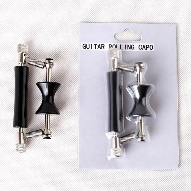 XXFC Guitar Capo Sliding Guitar Roll Roll Capo لضبط نغمة الشعبية الكلاسيكية الصوتية الغيتار القيثارة البانجو #4