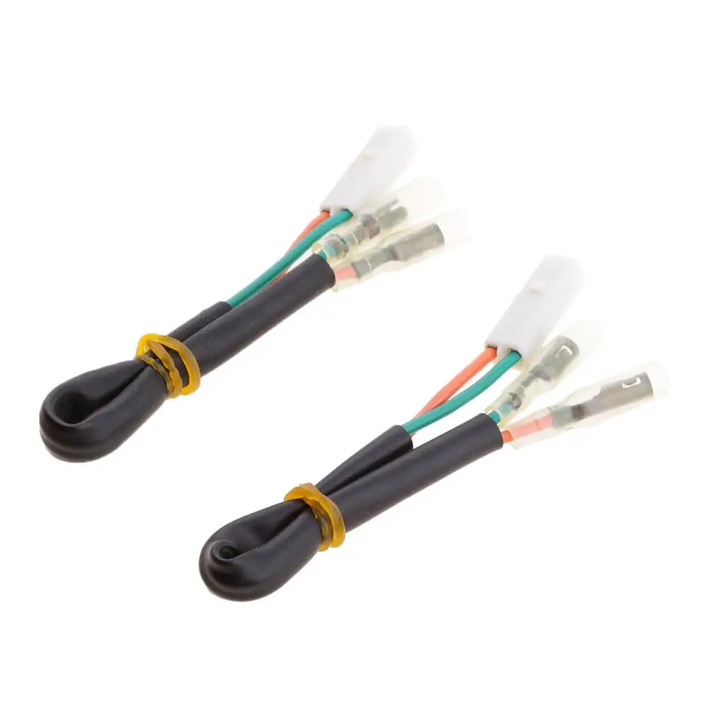 Turn Signal Indicator Adaptor Leads Connector Bullet Wire Mini Turn Signal Motorcycle Adapter for Honda CBR 600RR