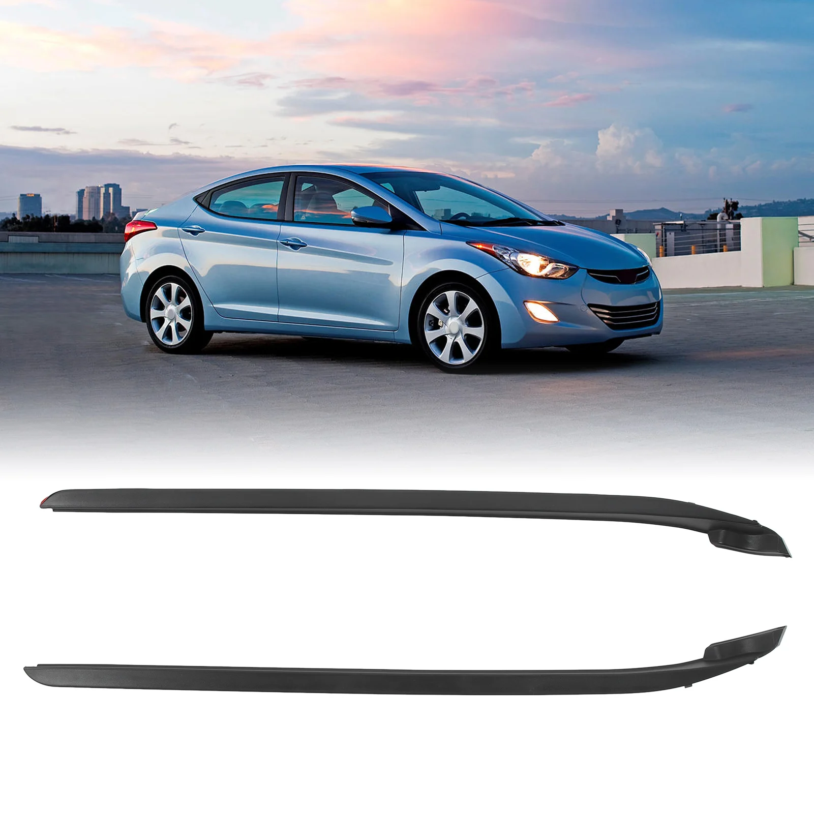 

Pair Windshield Pillar Molding 861322L000 Front Windscreen Garnish Side Pillar Trim Cover for Elantra I30 2009 2010 2011 2012