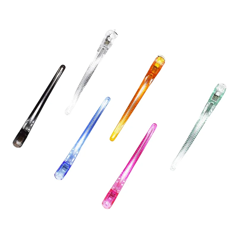 10 قطعة مجموعة مقاطع الشعر الحلاق صالون تصفيف الشعر المشابك البلاستيكية المهنية تقسيم الشعر دبوس الشعر اكسسوارات التصميم أدوات #2