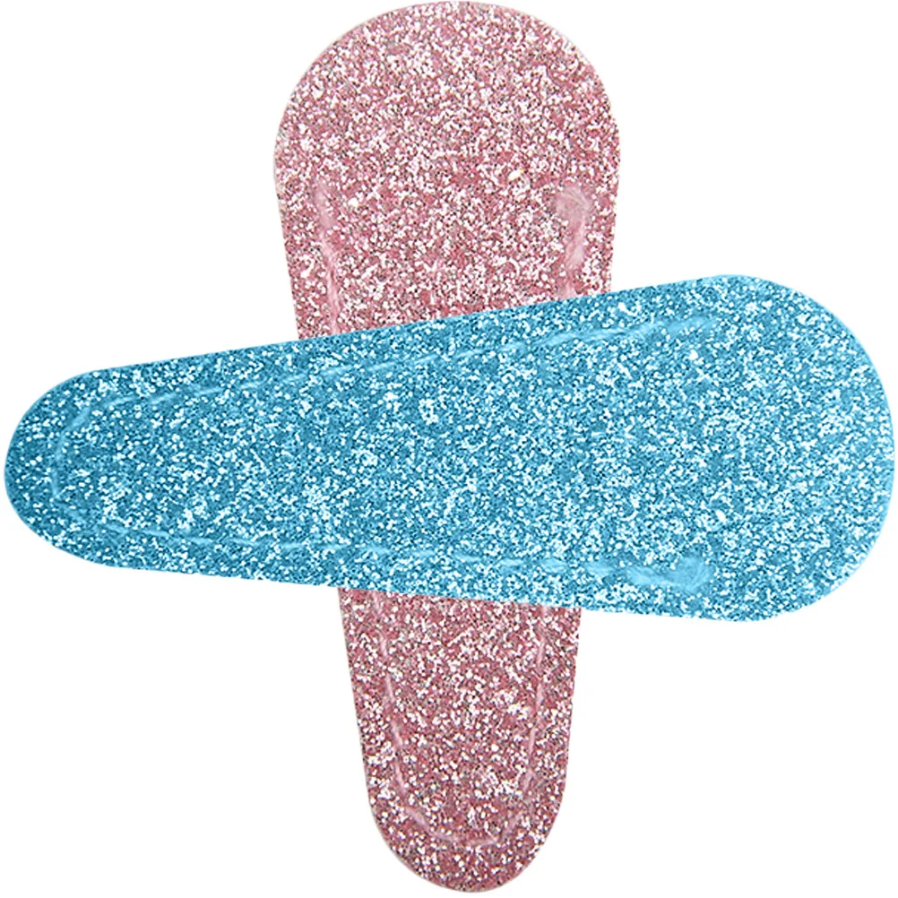 2 قطعة حامي مقص الأظافر يغطي تصميم بريق أنيق دائم مادة البولي يوريثان تركيب بسيط يلبية الاحتياجات المختلفة