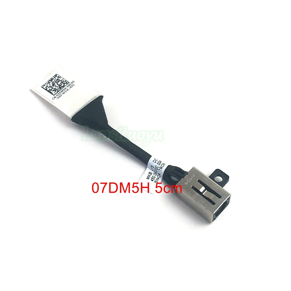 تيار مستمر السلطة جاك شحن الكابلات المرنة ، ديل لاتيتودي 3410 ، 3412 ، 3510 ، E3410 ، E3412 ، E3510 ، MKB L15 ، تيار مستمر في كابل ، 7DM5H ، 0N8R4T ، جديد