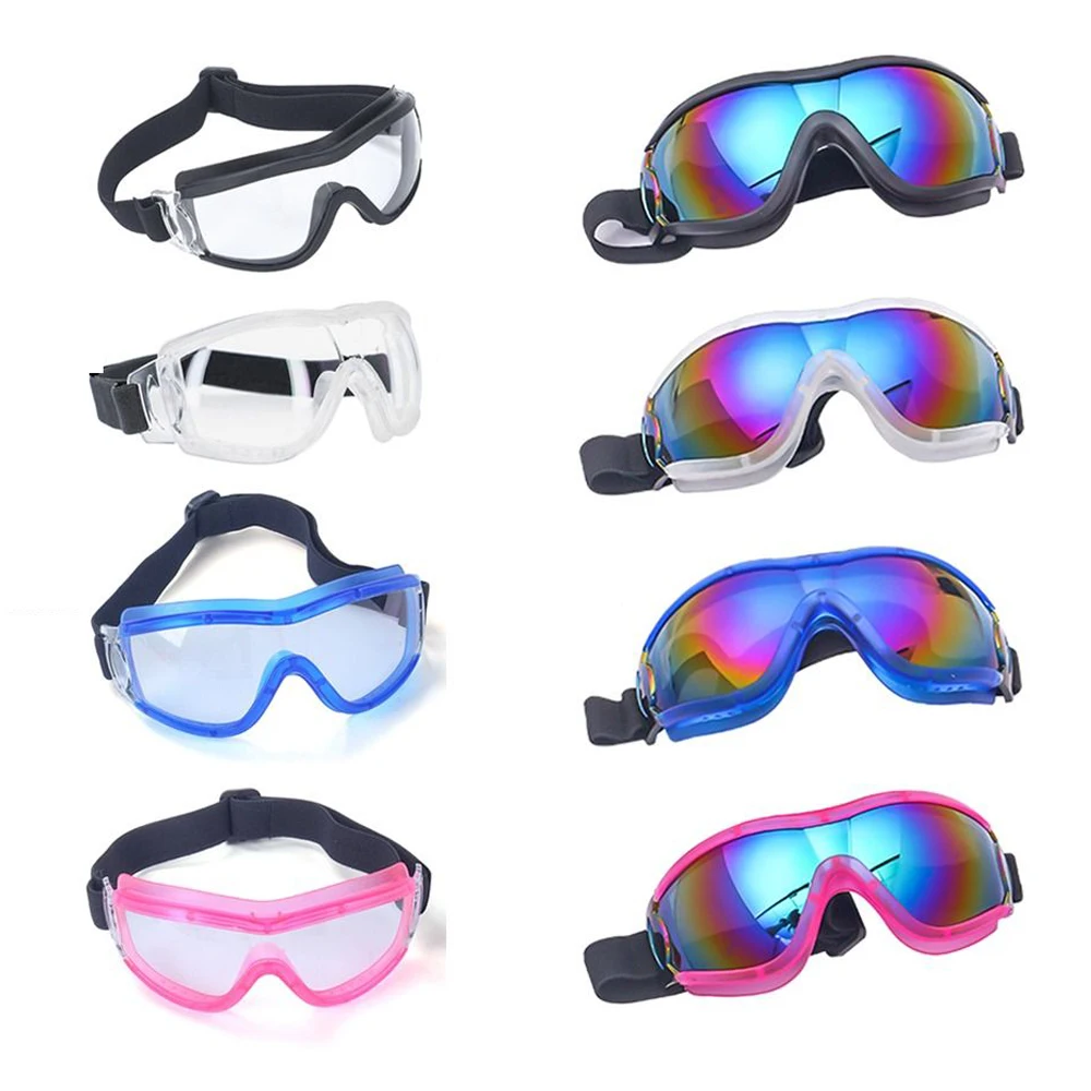 Children Ski Goggles Kid Eyewear Glasses Lens Frame Snowboard Glasses Outdoor Sports Windproof Moto Cycling Dustproof Protective