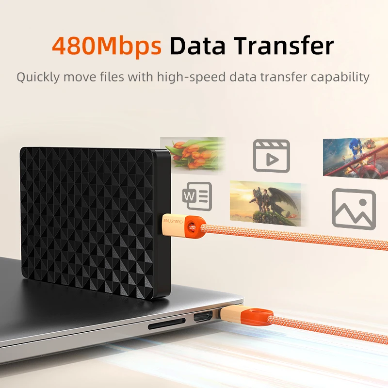 كابل USB صغير من CABLETIME 3A كابل USB للشحن السريع لهاتف Xiaomi Realme Redmi Samsung Huawei شاحن بيانات USB للهاتف المحمول