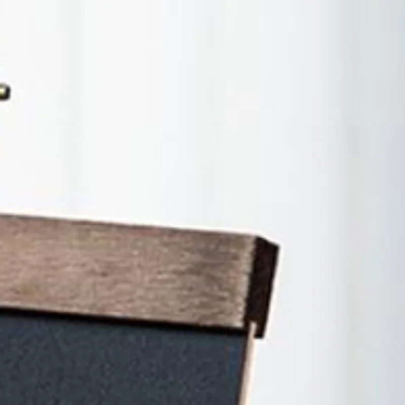 

Винтажная маленькая меловая доска-стенд для сообщений, настольное украшение, деревянная меловая доска-стенд, расписанная вручную табличка для сообщений