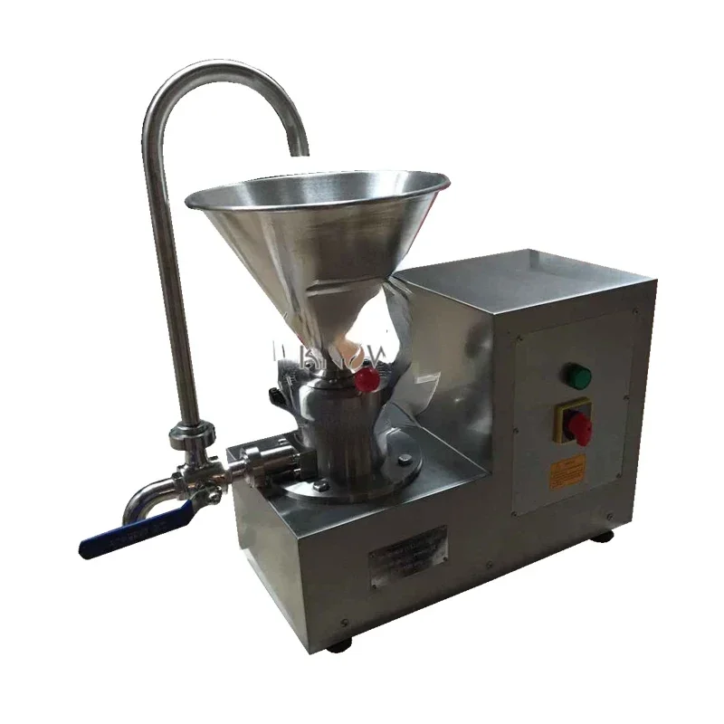 

Hot Sale Best Selling 304 Stainless Steel Electric Automatic Peanut Butter Paste Making Machine Colloid Mill Almonds Grinder Mac
