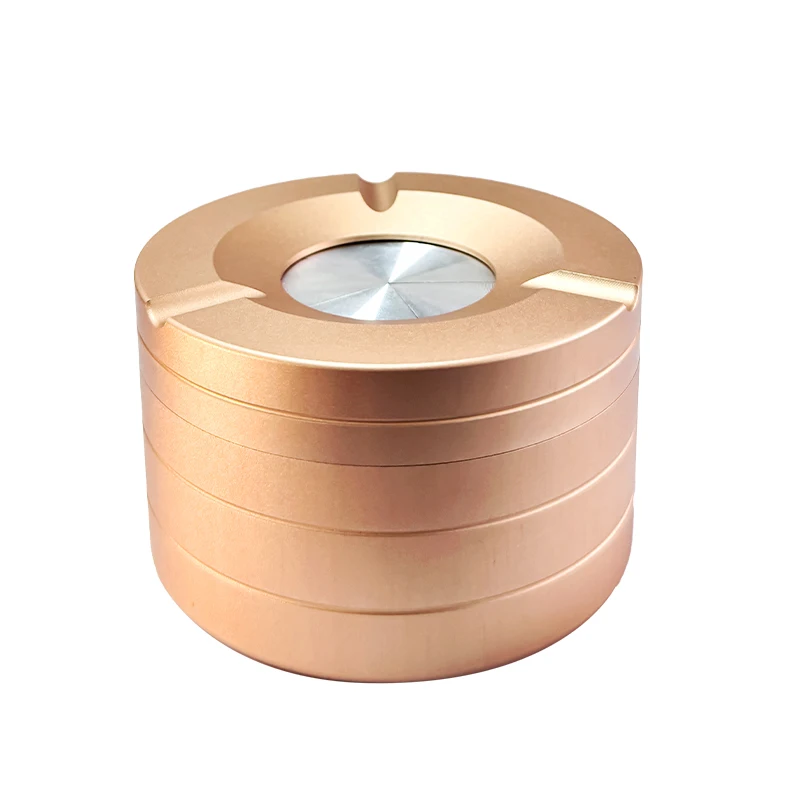 

Портативная бездымная пепельница современного дизайна с ветрозащитной крышкой для внутреннего и наружного использования, металлическая строительная автомобильная пепельница