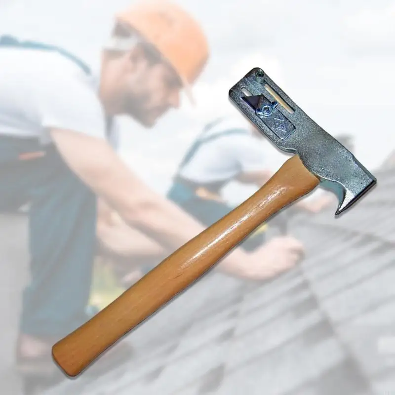 P9FB dakdakkaners Shingling Hammer koolstofstaal magnetische dakwanden met houten handgreep gipsplaten hamer bijletten