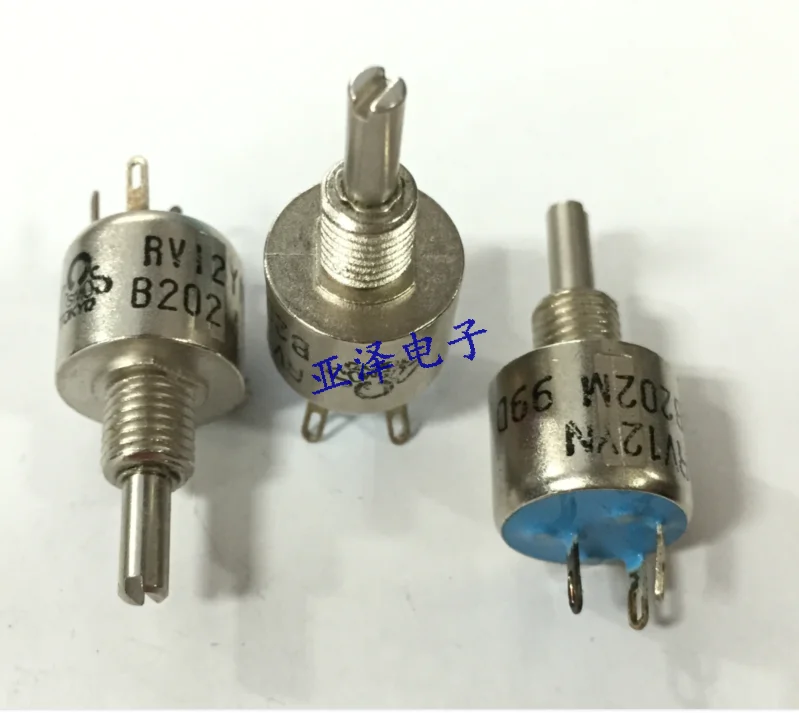 

Japan TOCOS Sealed Precision Potentiometer RV12YN15SB202 Single Loop Resistance 2K Axis Length 15MM