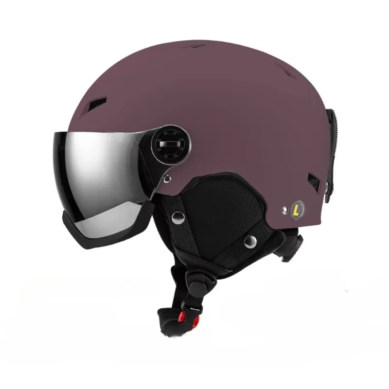 

Ski Snowboard Helmet Adjustable Casque Visor Removable Pads and Ear Pads Certified