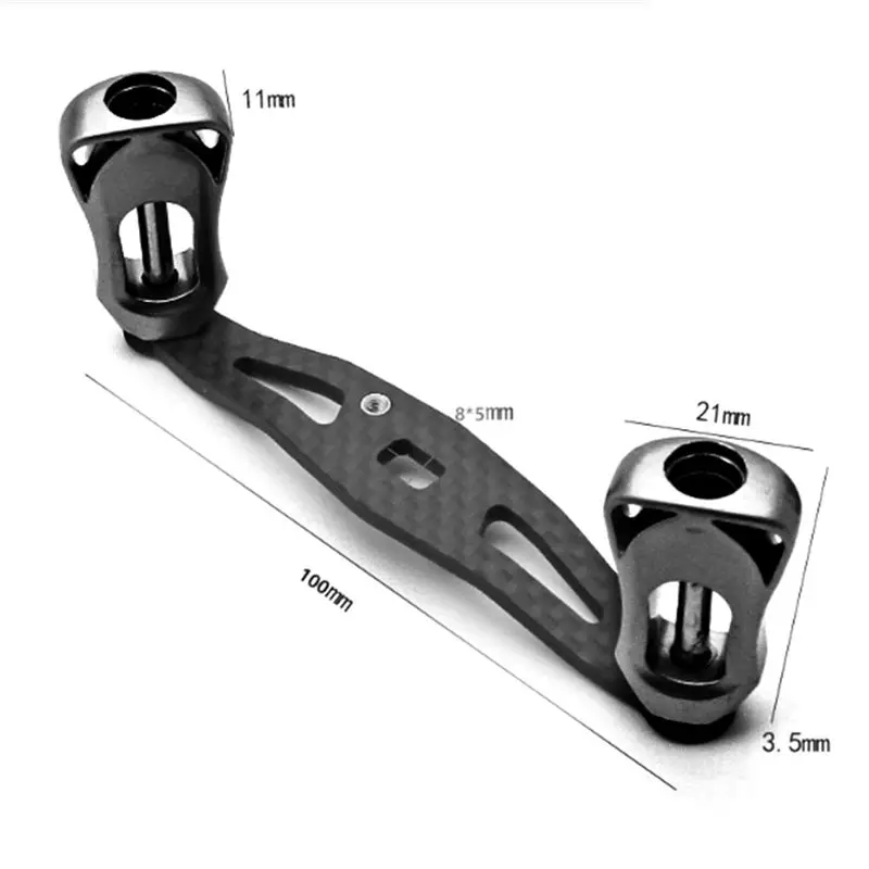 AEE4-Reel Crank Handle 8X5mm For Shimano Daiwa Abu Garcia Baitcasting Reel Carbon Handle view 6