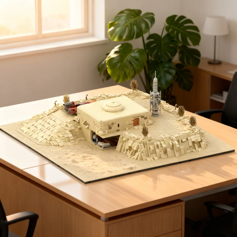 

Конструктор MOC «Дом Бена Кеноби» (4088 деталей) — модель звездолета для сборки, игрушка-подарок, креативный коллекционный предмет для демонстрации, премиум-класс для взрослых и детей