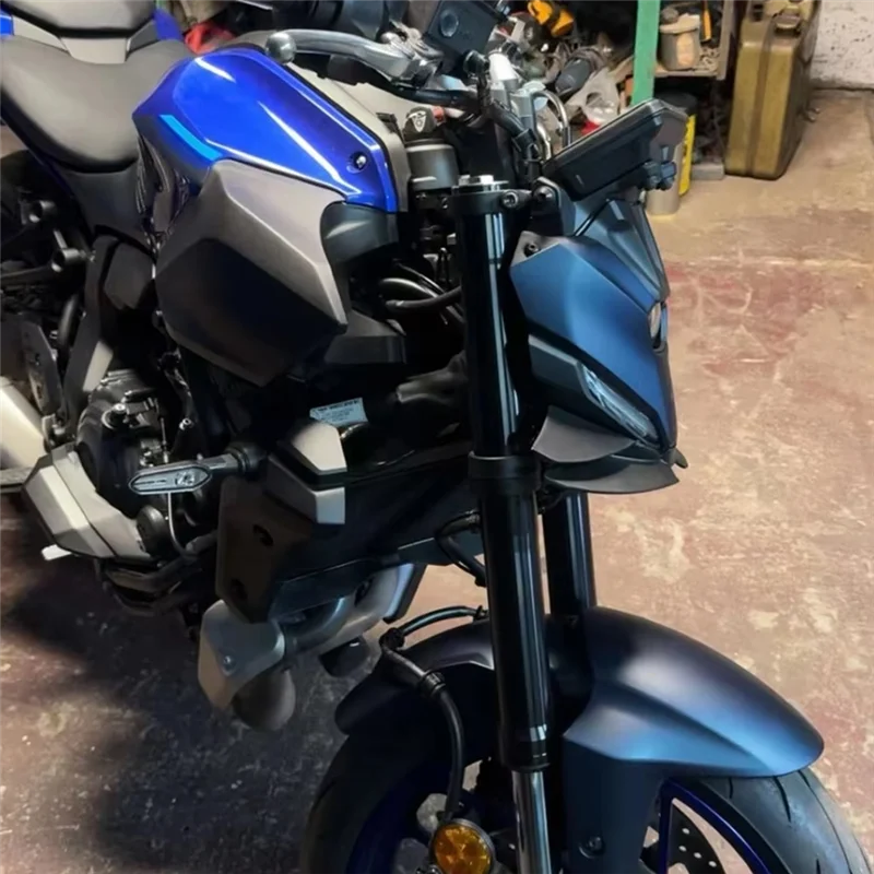 Motorcycle Downforce Winglet Aerodynamic Wing For MT07 2025 2026 Motorcycle Front Spoiler