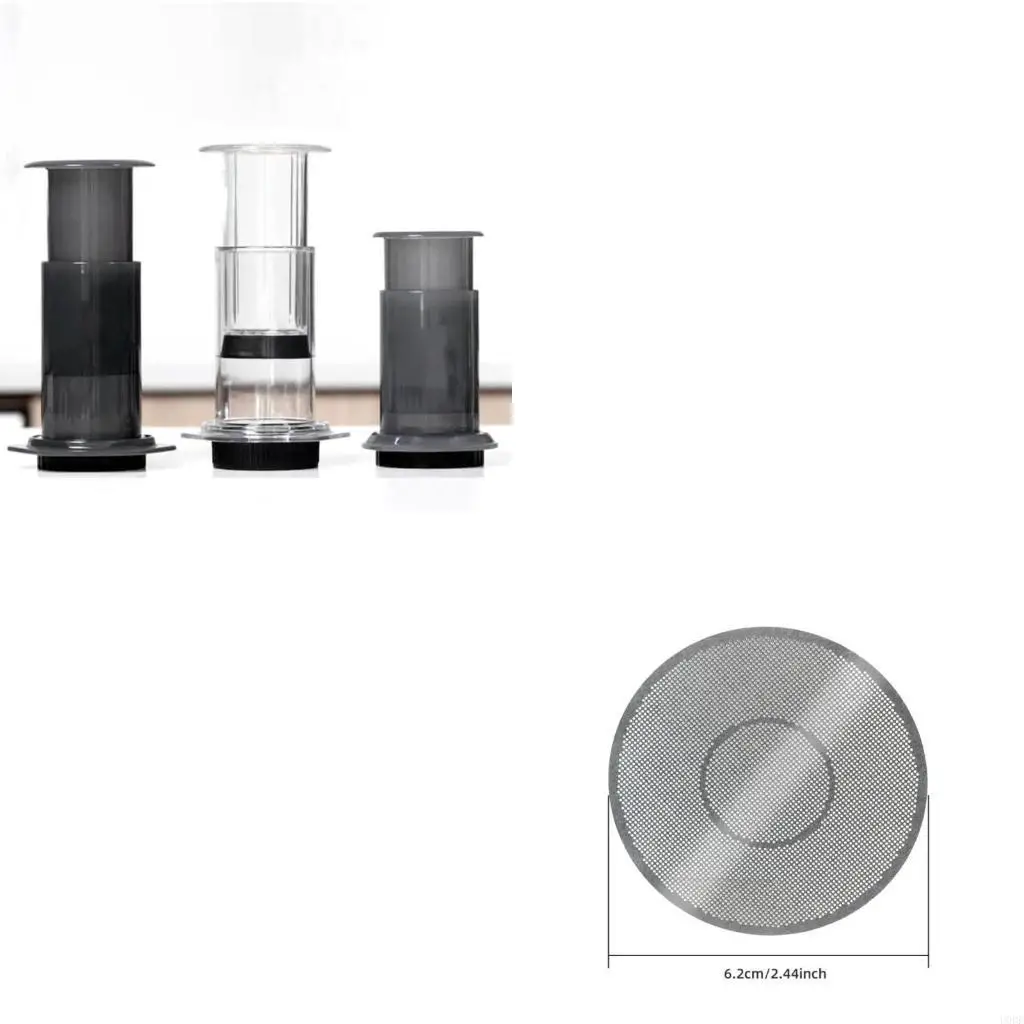 3Pieces Kitchen Espresso Maker Part Stainless Steel Filter Meshs Coffee Filter Disk Water Distribution Net for Brewing