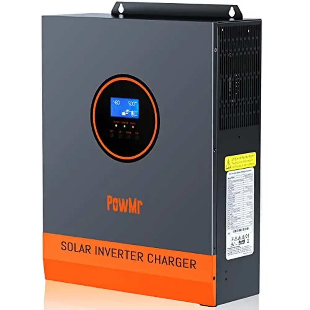 3000W Solar Inverter Charger 24V Built-in MPPT Controller 80A AC Charger PV Input 4KW Pure Sine Wave Utility Off-Grid Power