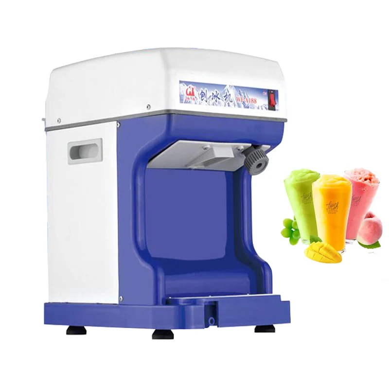 Electric Ice Shaver Branch Crusher Chopper Smoothie Blender Granizing Machine Shredder Snow Cone Maker