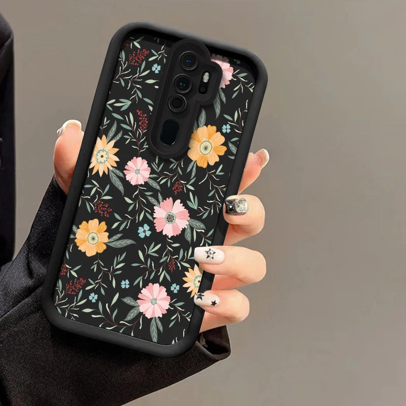 حافظة لهاتف OPPO A57 A57E A57S A55 A54S A53 A52 A38 A33 A32 A92S A92 A76 A74 A73 A72 A60 A58 غطاء زهري