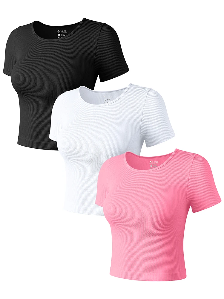 2025-nova-alta-qualidade-casual-colheita-topos-cor-solida-alta-elastica-casual-camisa-esportiva-correndo-ginasio-de-fitness-esportes-wear
