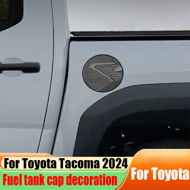 

For Toyota Tacoma 2024 modified fuel tank cap decorative cover car exterior decoration accessories ABS material