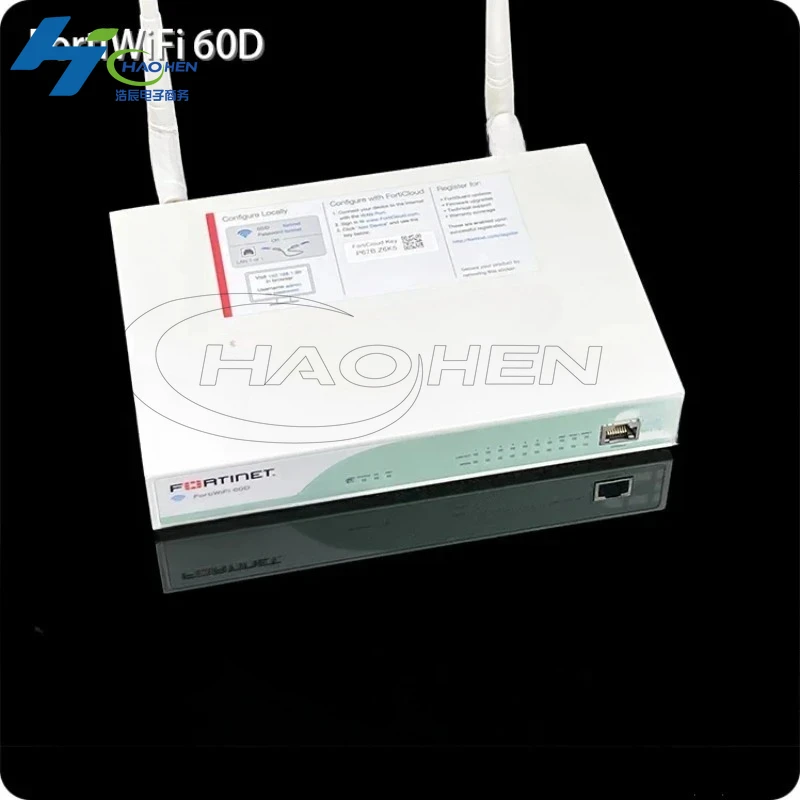 95% جديد FortiWiFi 60D FortiGate FortiGate Firewall كامل جيجابت البرامج الثابتة 6.0 مناسبة لتعلم VPN يعمل بشكل جيد FortiWiFi-60D #1
