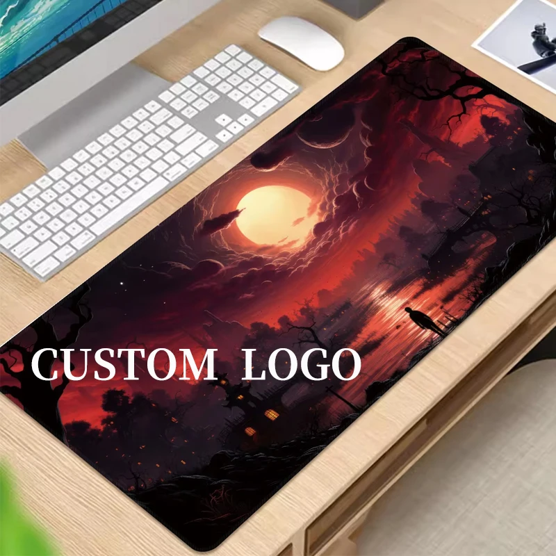 

Custom Printed Mouse Pad, Large Extended Desk Mat, Non-Slip Rubber Keyboard Pad, Waterproof Gaming Mouse Pad for Home Office