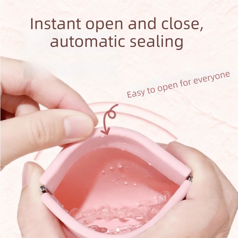Silicone False Teeth Protective Case Anti-fall Vent Holes Denture Tray Box Lightweight Dental Denture Box Braces Storage