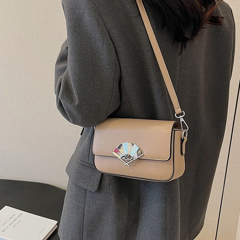 

Модный минималистичный винтажный клатч - однотонный женский кошелек через плечо, дизайнерская сумка из высококачественной кожи