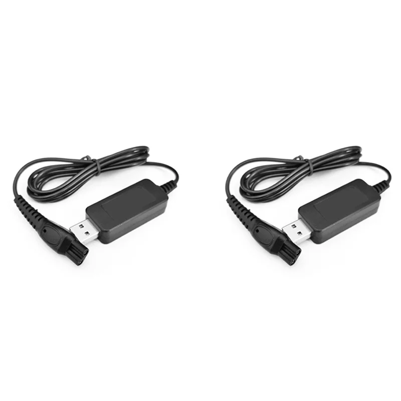 【تصقيد الأخير!】2X USB كابل توصيل شحن HQ8505 سلك الطاقة شاحن محول كهربائي لماكينات الحلاقة 7120 7140 7160 7165 7141
