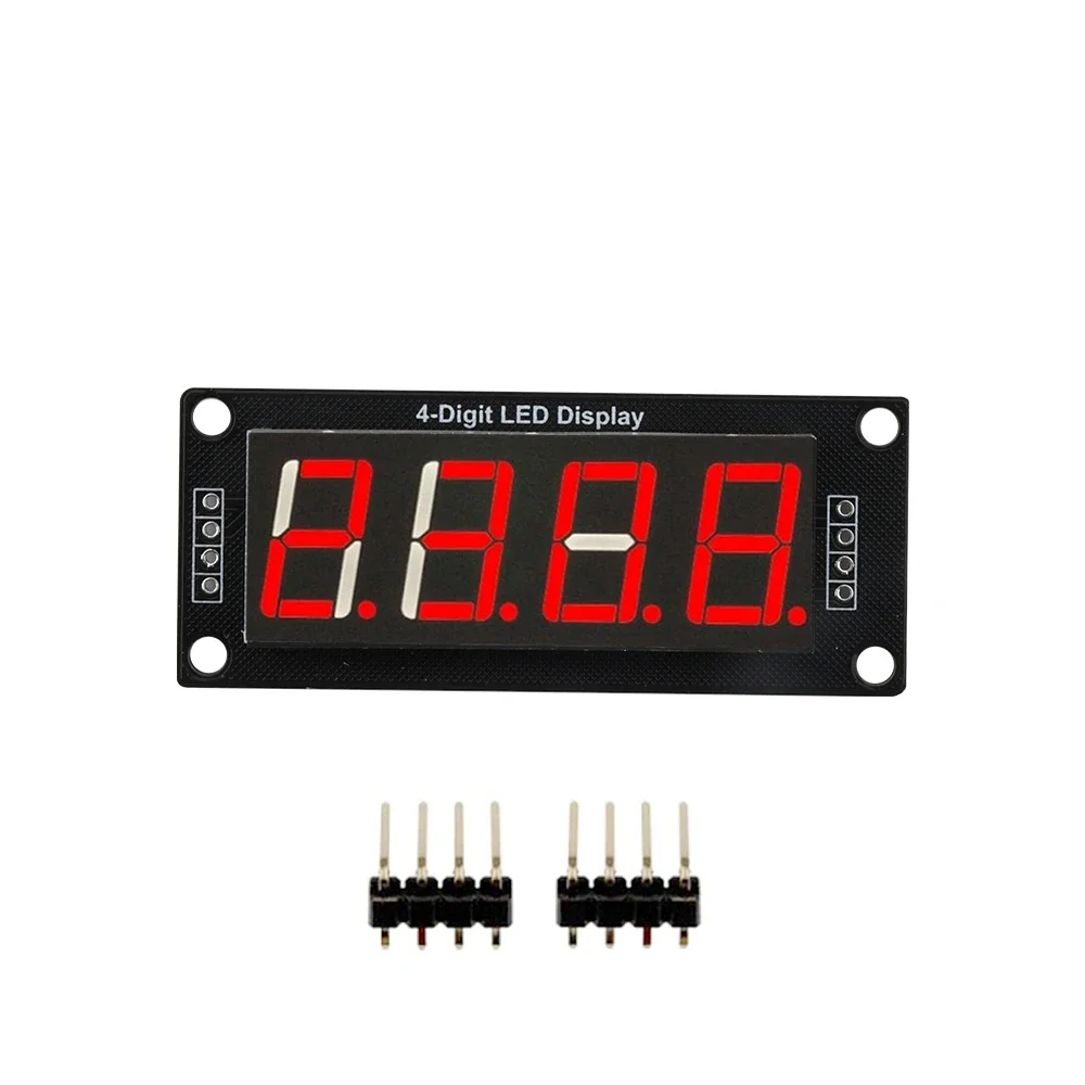 0.56 inch TM1637 LED Display Module for Arduino 4 Digit 7 Segment Time Clock Indicator Tube Module Red Blue Green Yellow White