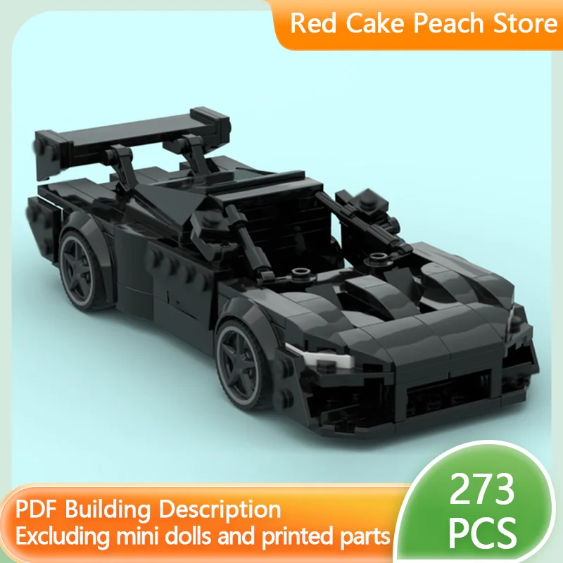 

Speed Racing Car Model MOC Building Bricks Road Super Sports Car Modular Technology Children Holiday Gifts Assemble Toys Suit