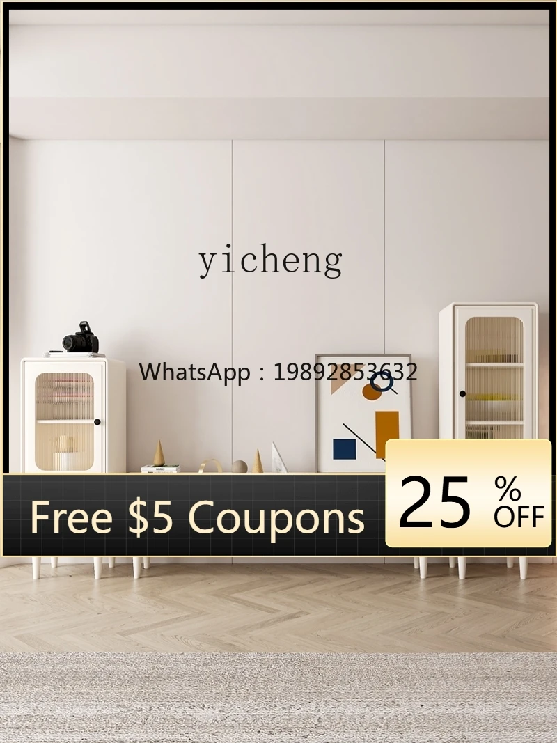 

Style Solid Wood Bedroom Cream Style TV Cabinet Floor Cabinet Living Room Small Apartment Modern Minimalist