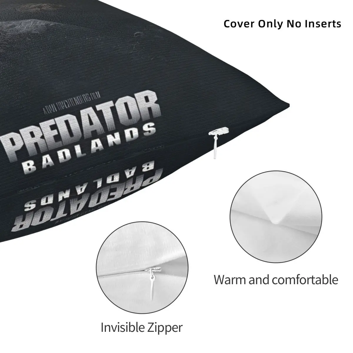 المفترس: الأراضي الوعرة المخدة غطاء وسادة بوليستر ناعم هدية كيس وسادة غطاء المنزل انغلق 45*45 سنتيمتر أحجام متعددة