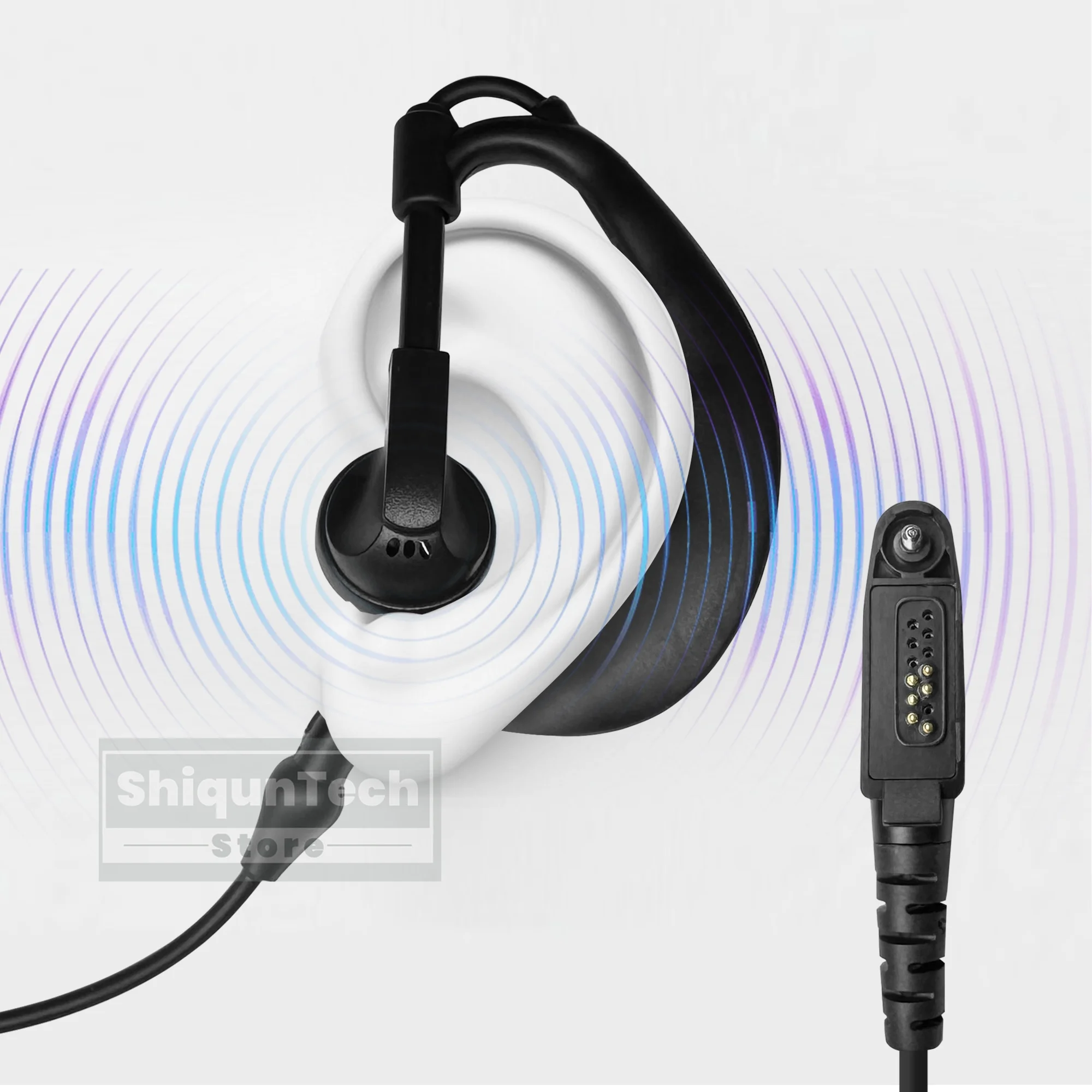 UV-98 plus fone de ouvido RT-880 fone de ouvido compatível com motorola gp328 plus gp344 gp388 gp339 plus walkie talkie acessórios