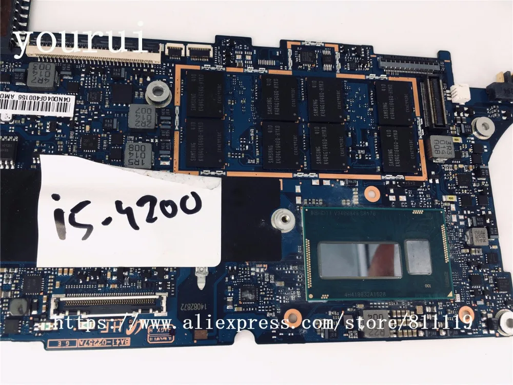 CSRZSZ dla płyty głównej dla Samsung NP940X3G z procesorem i5-4200u BA92-13652A BA92-13652A BA41-02257A testowane działanie