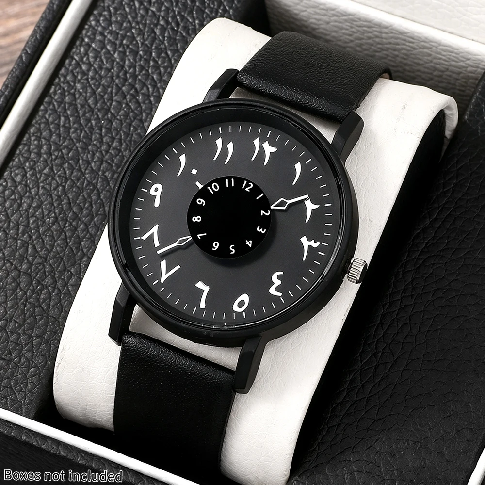 1 Pc Minimalist Style Versatile Men's Quartz Watch with Multiple Colors To Choose From, No Gift Box Included