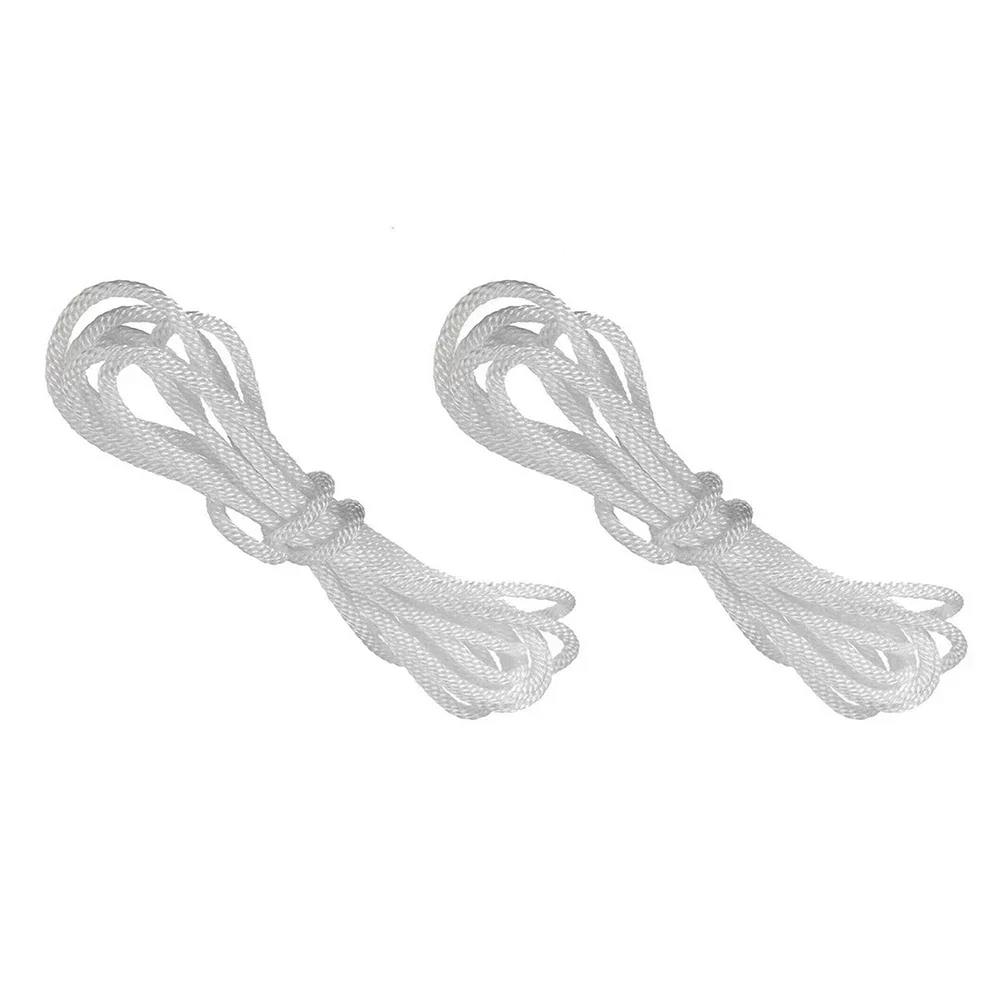 Pull start replacement cord designed for compatibility with a wide range of small engine machines used in lawn and garden tasks