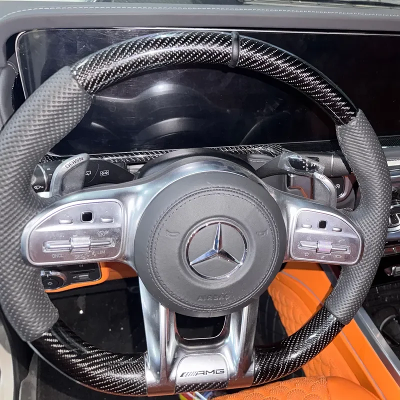2025 Popular Leather Interior Upgrade Kit with LCD Screen and Steering Wheel for G Class W463-W465