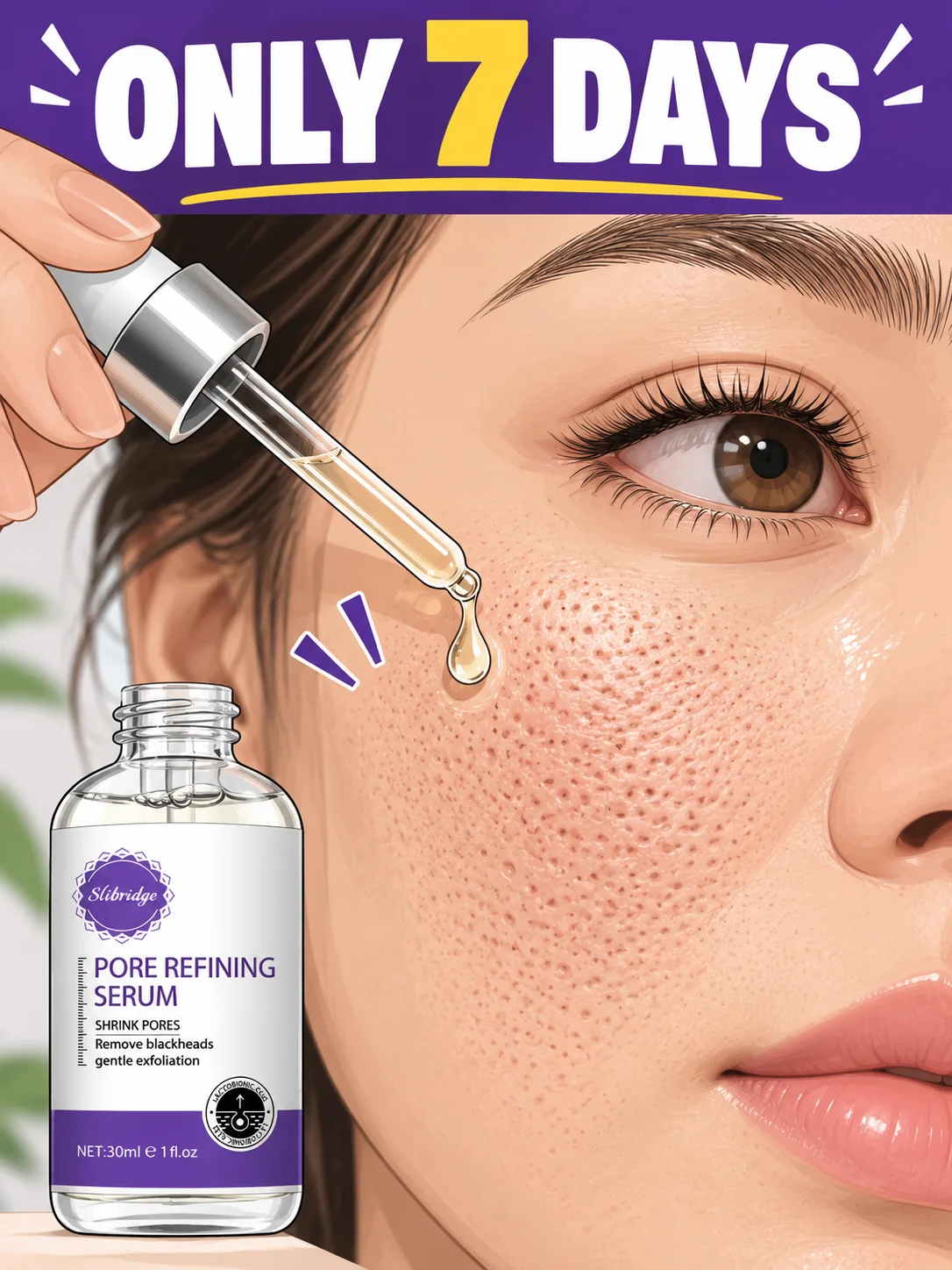 2nd Generation Daily Pore Care Facial Serum Specially Designed for Those who Lack Confidence in Their Skin.
